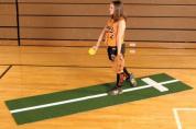 Softball Pitching Mat w/Strideline